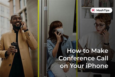 how to make a conference call iphone