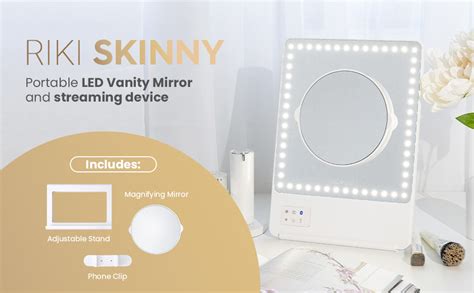 Amazon Riki Skinny Smart Vanity Mirror With Hd Leds Magnifying