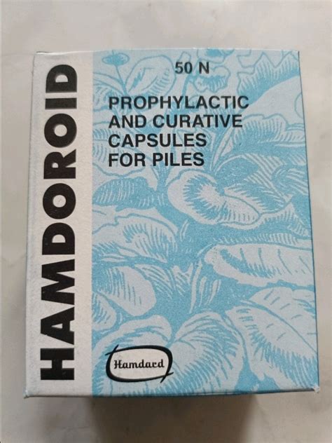 Hamdoroid Prophylactic Curative Capsule For Bloody Piles 30 At Rs 165