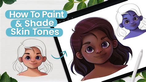 How To Paint Skin Tones Cartoon And Stylized • Digital Art Tutorial