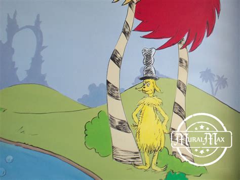 Murals Dr Seuss Cat In The Hat And Lorax Nursery Wall Murals Miami Fort Lauderdale West Palm