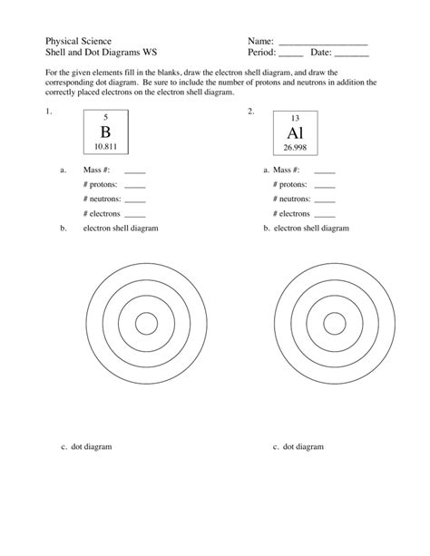 Atomic Structure Worksheet