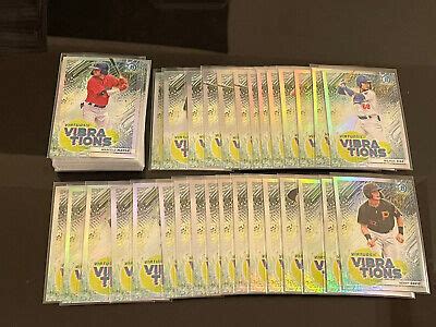 2022 Bowman Virtuosic Vibrations Chrome Refractor Singles YOU PICK