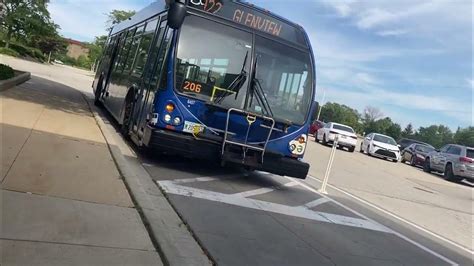 Pace 2017 Eldorado National Axess Brt Bus Ride Bus 6725 On Route 626