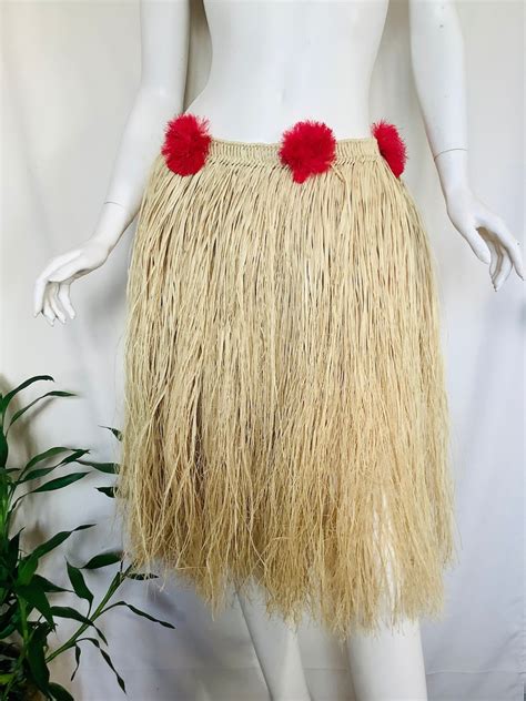 Restocked 33 Waisthips Handwoven The Old Ways Adult Organic Grass Skirt Natural Grass Skirt