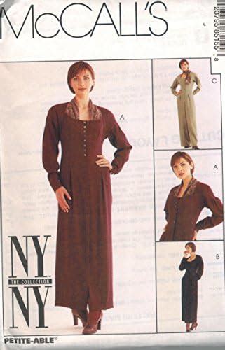 Amazon Mccalls Sewing Pattern Uncut Misses Fitted Dress