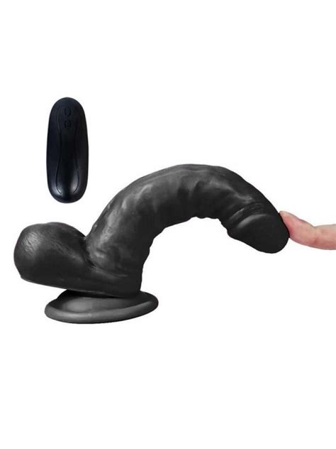 Titreşimli Zenci Et Dokulu Süper Realistik Dildo 17cm Realistik 1129