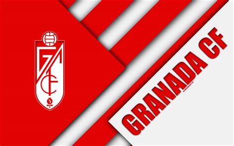 Scarica sfondi Granada CF, 4k, il design dei materiali, Granada FC, squadra di calcio spagnola ...