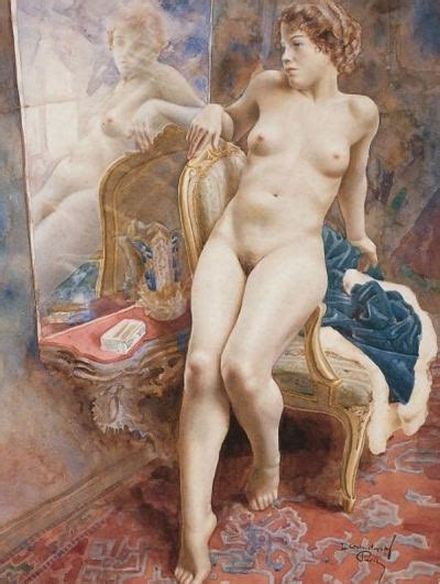 Lev Tchistovsky Nude At The Mirror C 1930 It Tumbex