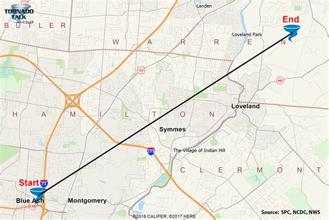 Blue Ash Oh F4 Tornado April 9 1999 Tornado Talk