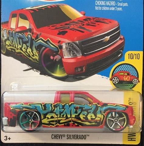 Hot Wheels Chevy Silverado Hw Art Cars Art Cars Chevy Hot Wheels