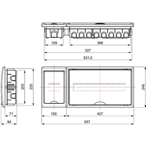 Caja Distribucion Empotrar Precintables Solera Arelos Puerta