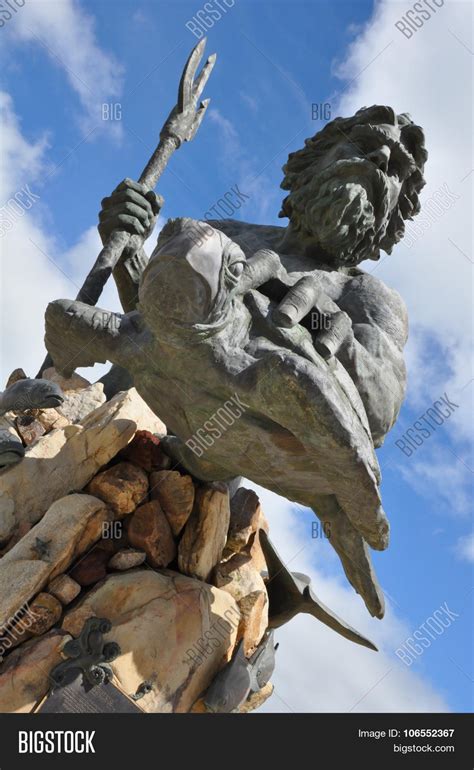 King Neptune Statue Image Photo Free Trial Bigstock