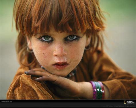 Afghan Girl, National Geographic, Bangles, Green Eyes, Bangs Wallpapers ...