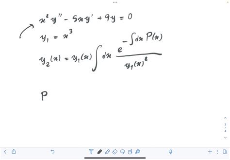 Solved The Indicated Function Y1 X Is A Solution Of The Given Differential Equation Use