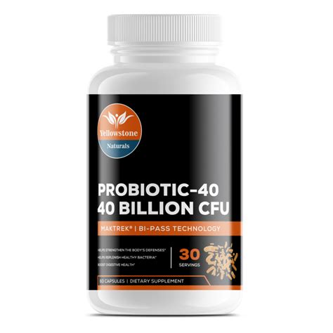 Probiotic 40 Billion Cfu Yellowstone Pharmacy Store