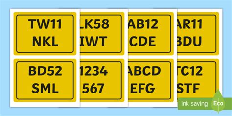 👉 Bike Registration Plates Teacher Made