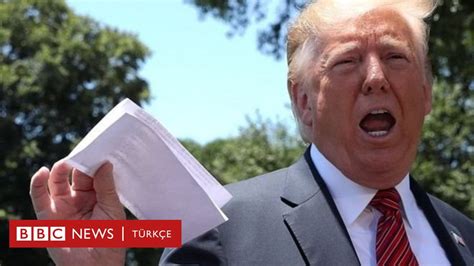 Trump Meksika ile göç anlaşması taslağını elinde salladı yanlışlıkla