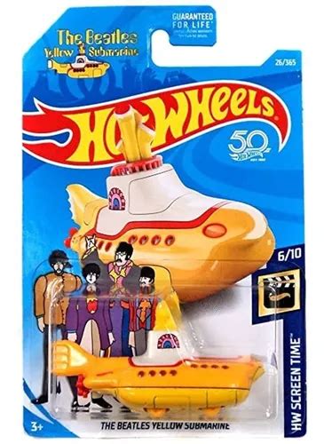 Hot Wheels The Beatles Yellow Submarine Submarino Amarillo