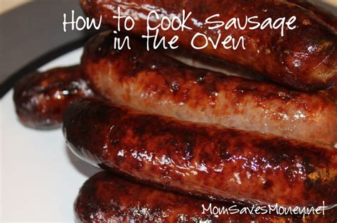 How to Cook Sausages in the Oven - Mom Saves Money