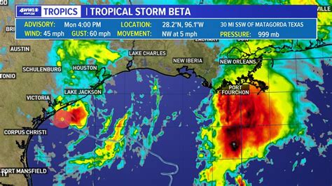 Tropical Storm Beta latest track, models, forecast | wwltv.com