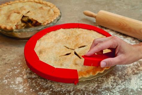 Adjustable Piece Silicone Pie Crust Shield By Talisman Designs Ebay