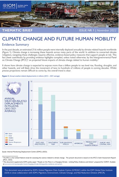 IOM Global Data Institute Thematic Brief 1 Evidence Summary On