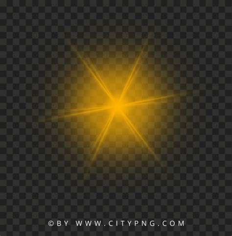 Red Star Light Lens Flare Effect PNG IMG | Citypng