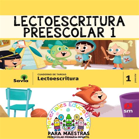 Cuaderno Lectoescritura Preescolar Materiales Educativos Para Maestras