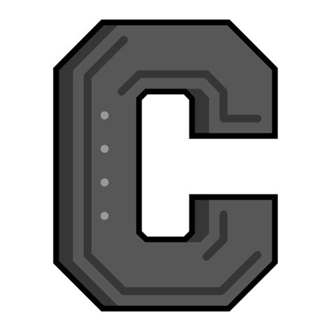 Letter C Semi Flat Png And Svg Design For T Shirts