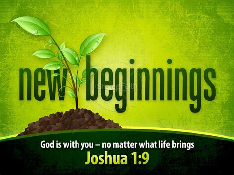 New Year Beginnings PowerPoint Sermon | Clover Media