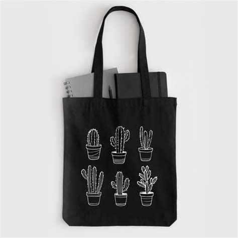 Cactus Tote Bag Cacti Plant Tote Bag Plant Lover T Girls Etsy