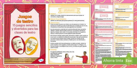 Guía para docentes Ideas para juegos de teatro Twinkl