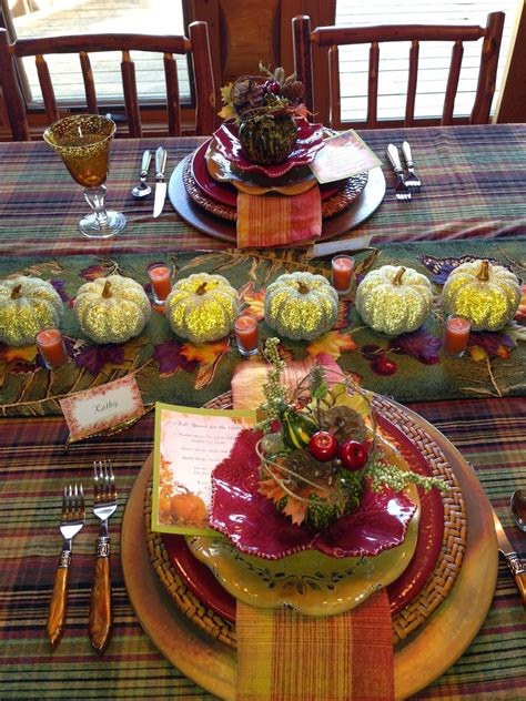 A Graceful Table A Fall Luncheon For The Girls