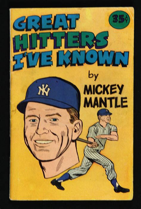 Lot Detail Mickey Mantle New York Yankees Great Hitters I Ve