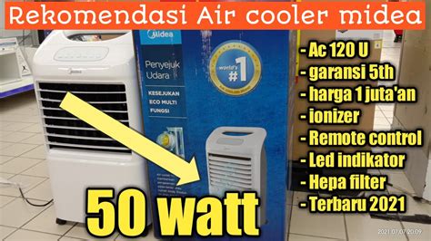 Review Air Cooler Midea Ac U Terbaru Dan Hemat Listrik Youtube