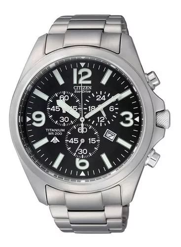 Reloj Citizen Eco Drive Titanium Sumergible At066064e Hombre MercadoLibre