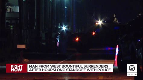 Man Surrenders After Hours Long Swat Standoff In West Bountiful Youtube