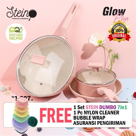 Jual Bonus Dumbo Stein Steincookware Stein Glow Pan Glowpan Set