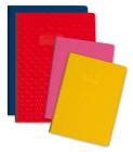 Prot Ge Cahier Grain Losange A Pvc Coloris Rouge Avec Porte