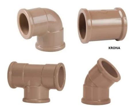 Kit 70peças Conexões 25mm 3 4 Pvc Sold Tubo Marrom Água Fria Parcelamento Sem Juros