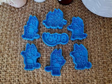 Bluey Cookie Cutter And Embosser Set Etsy Australia