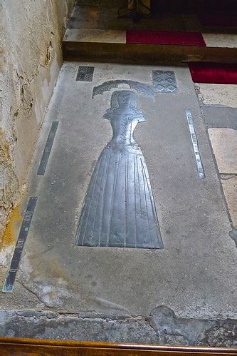 Ashford Kent St Mary The Virgin Brass Of Elizabeth Coun Flickr