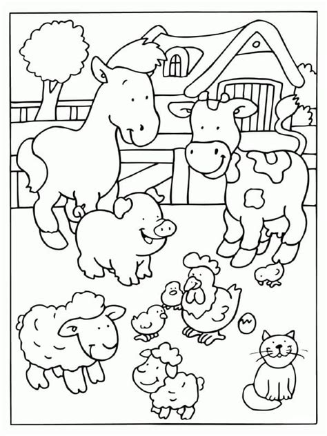 Coloriage Ferme à imprimer sur ColoriageEnfant