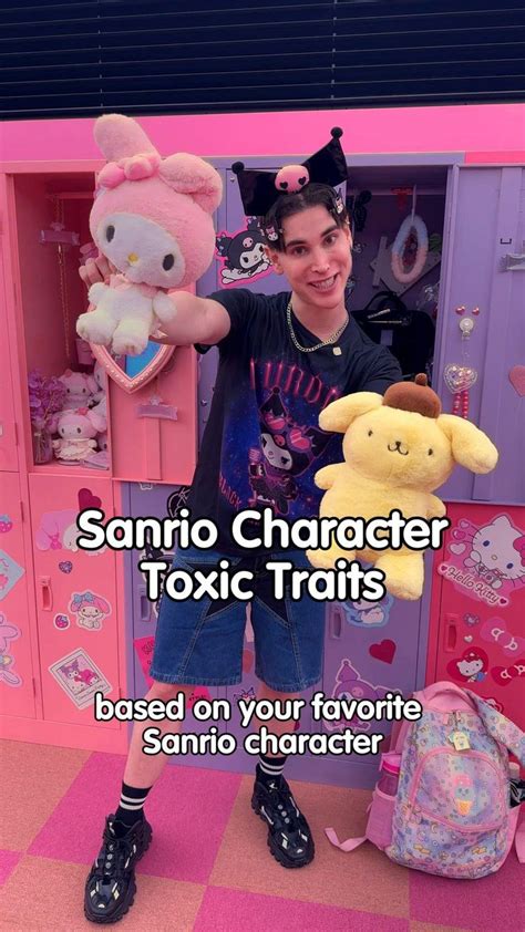 Sanrio Character Toxic Traits 👀😆 Video In 2024 Sanrio Characters