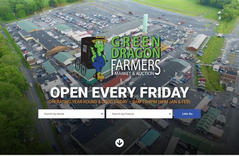 Web Design Ephrata, PA | Green Dragon Farmers Market