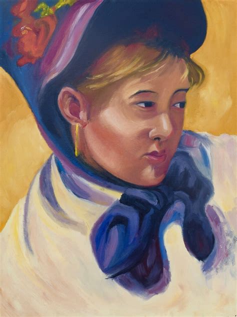 "Mary Cassatt Self Portrait Rendition " by jessvtuccart | Redbubble