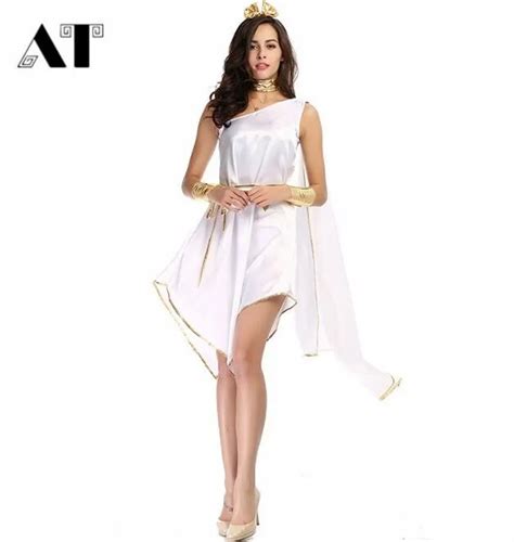 Sexy Greek Goddess Cosplay Halloween Costume Fairy Dress Stage