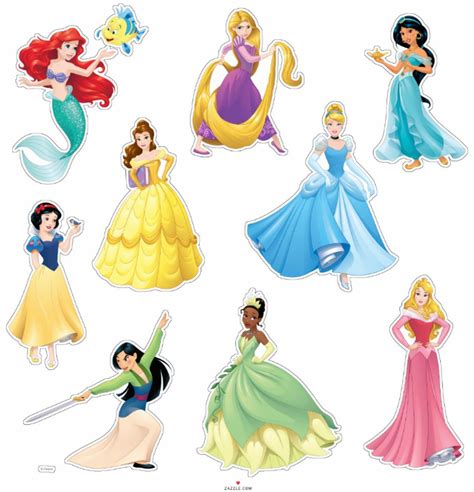 Disney Pincesses Sticker Zazzle Princess Sticker Disney Sticker