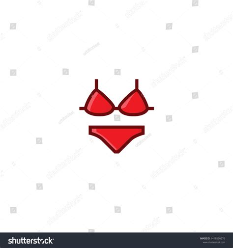 Isolated Bikini Vector Icon Emoji Emoticon Stock Vector Royalty Free 1416590576 Shutterstock